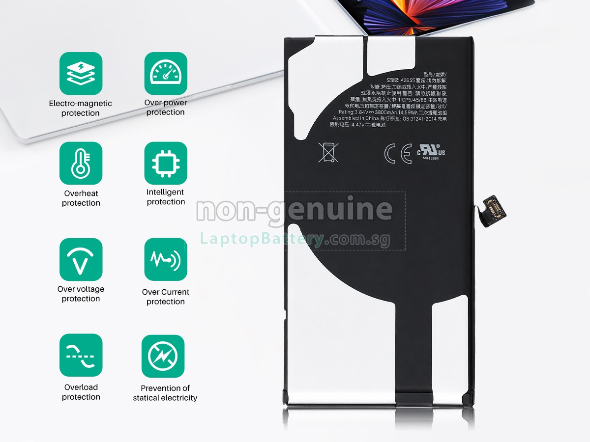 replacement Apple MLNY3RU/A battery