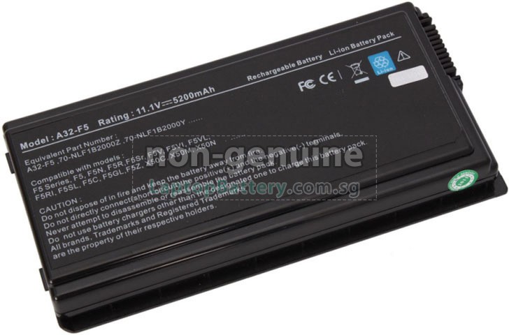 Battery for Asus F5RI laptop