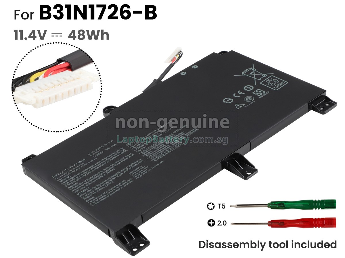 replacement Asus B31N1726-LONG battery