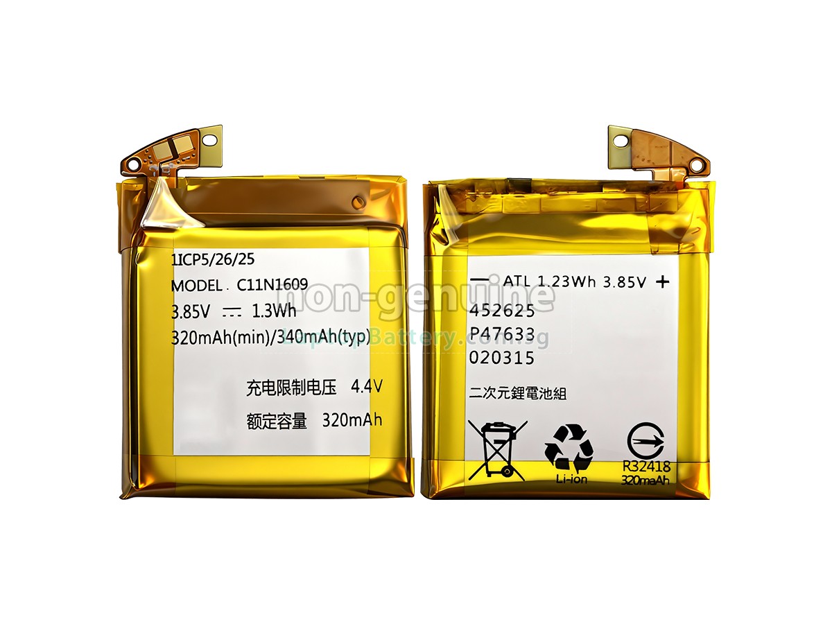 replacement Asus ZENWATCH 3 WI503Q battery