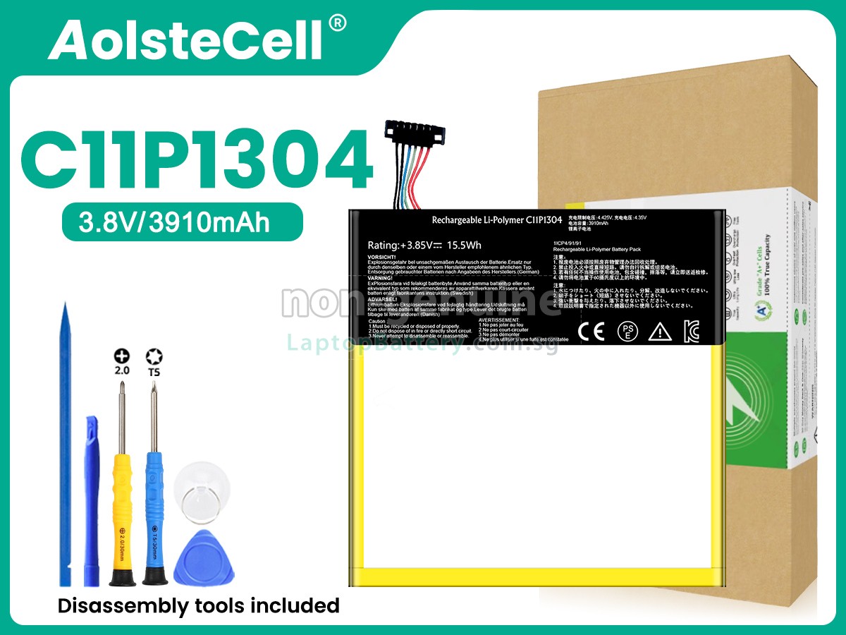 replacement Asus C11P1304 battery