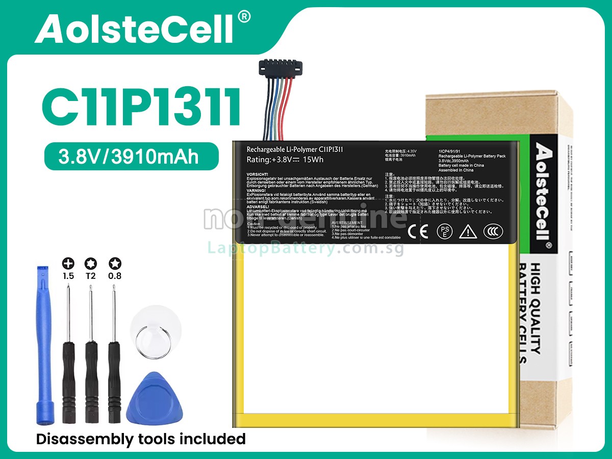 replacement Asus C11P1311 battery