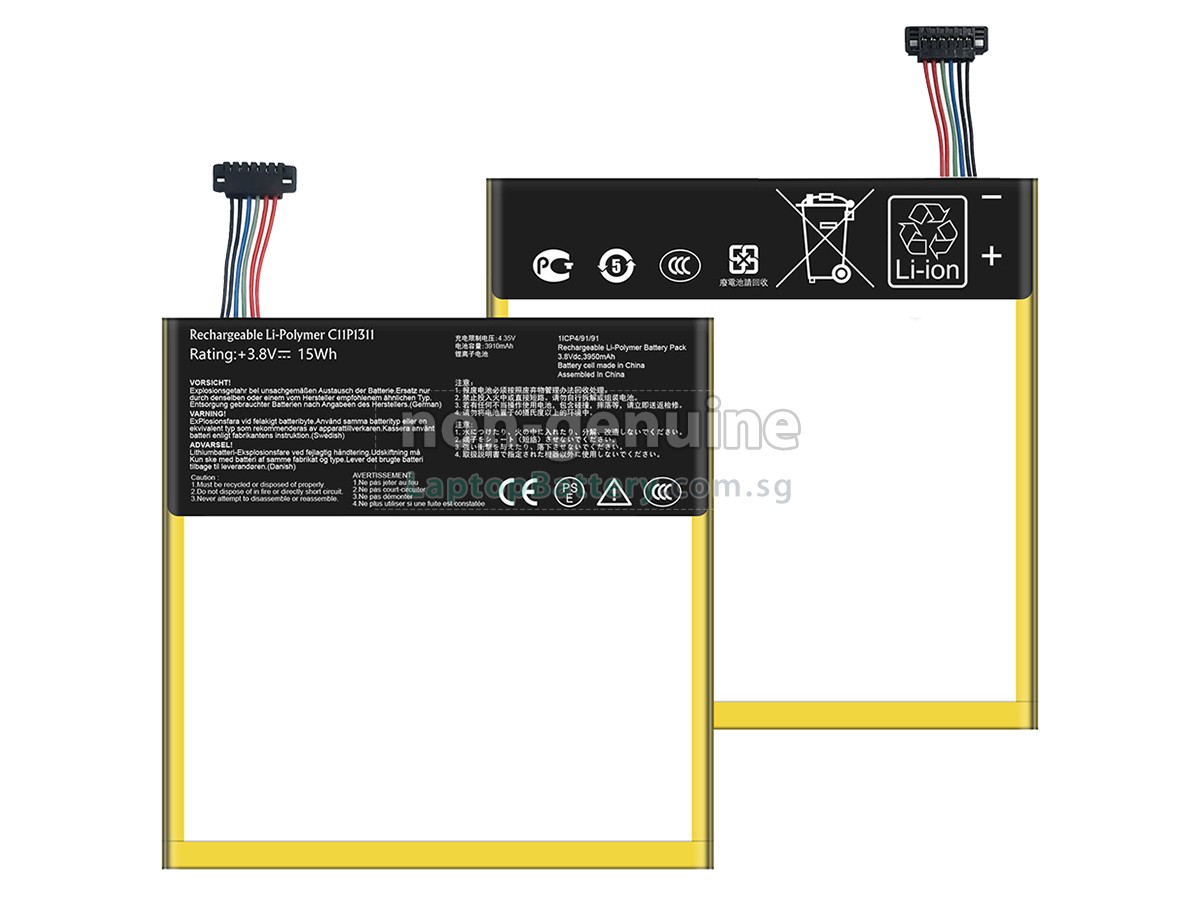 replacement Asus C11P1311 battery