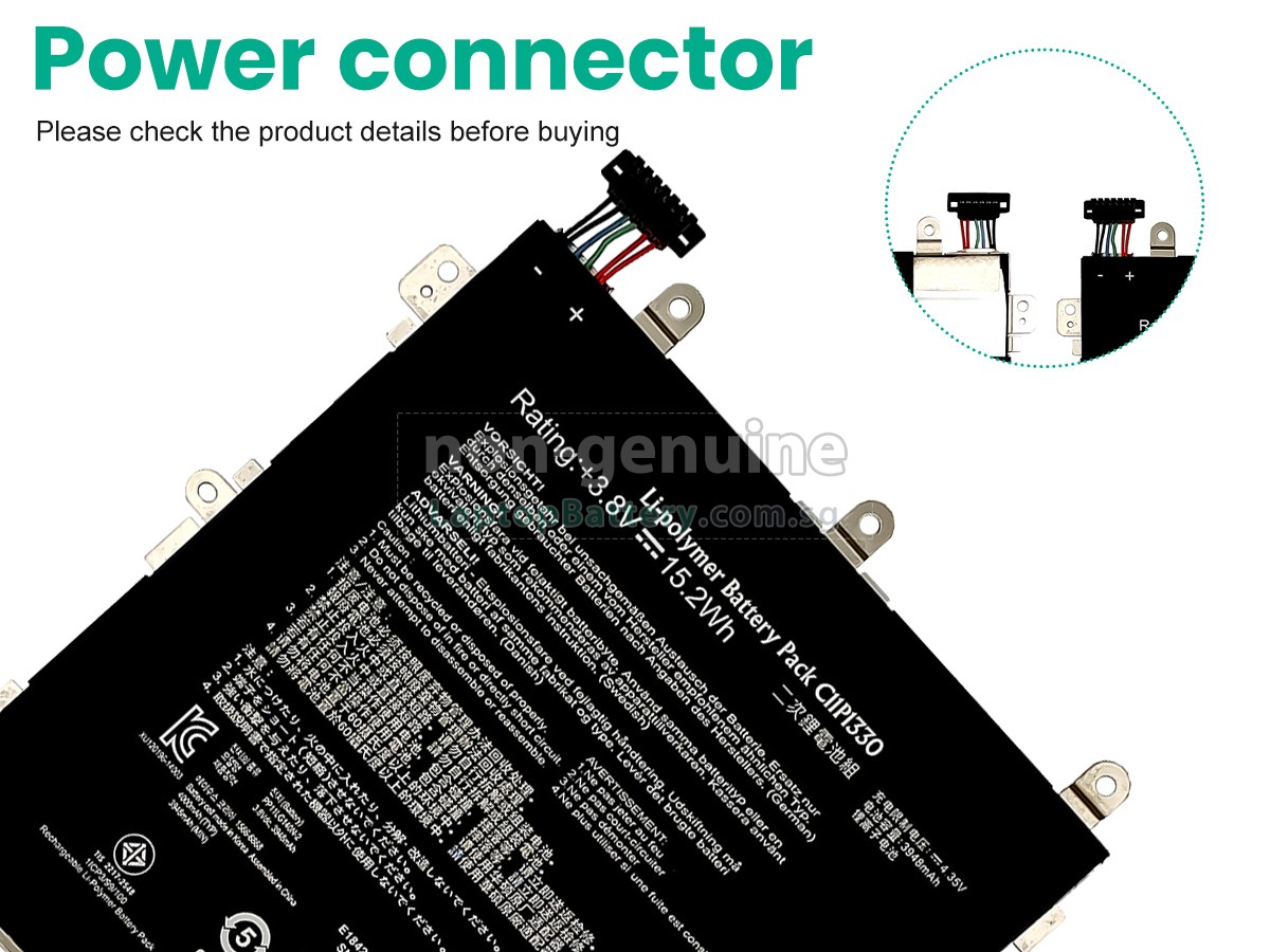 replacement Asus C11PN3H battery