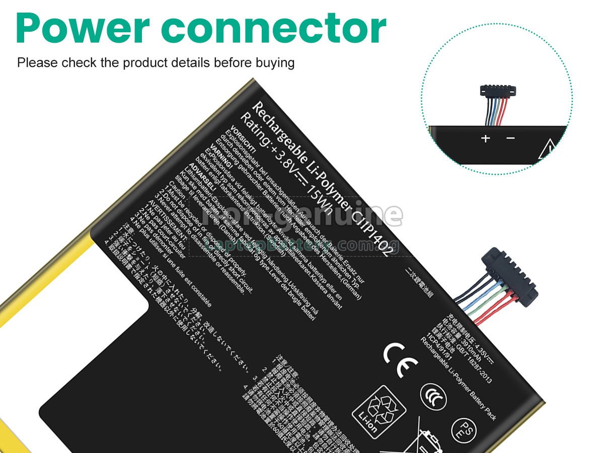 replacement Asus FE375CXG battery