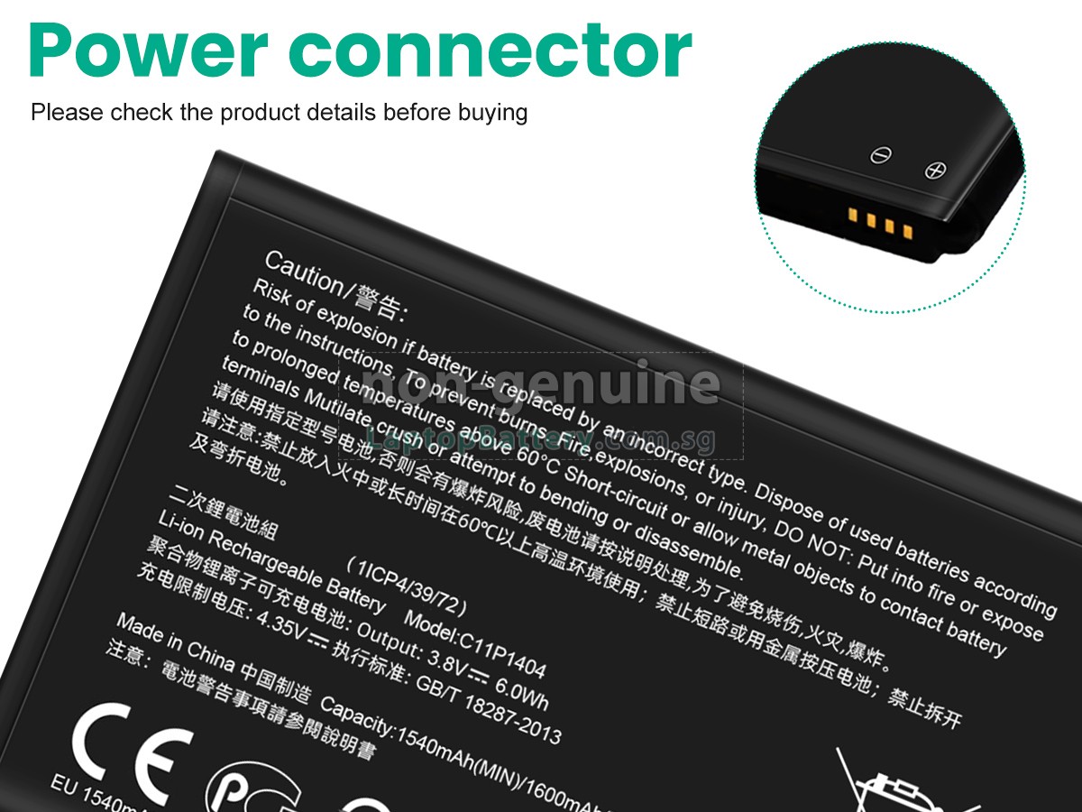 replacement Asus ZENFONE 4 A400CG battery