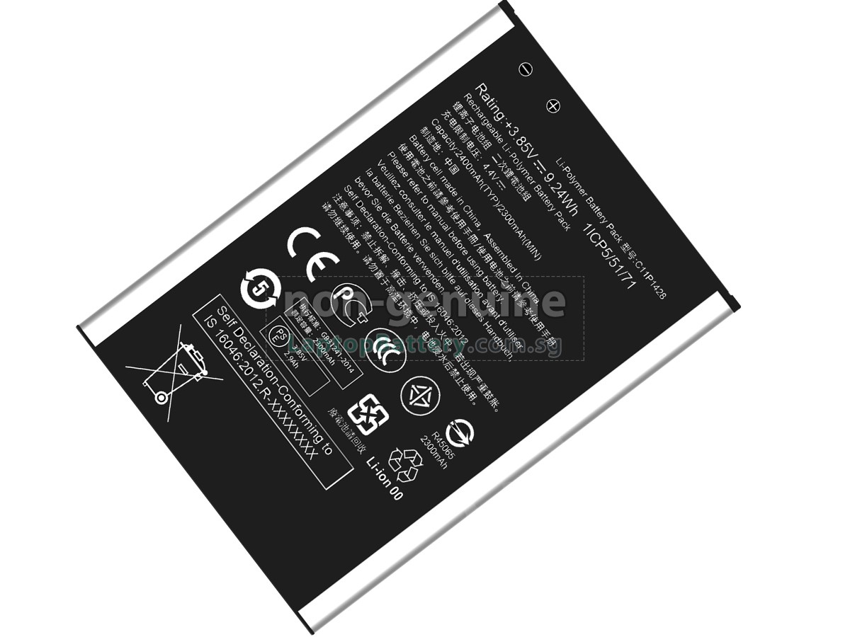 replacement Asus ZE550KL battery