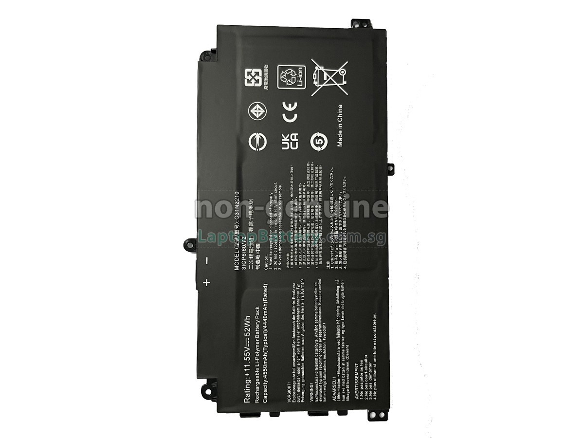 replacement Asus C31N2210 battery