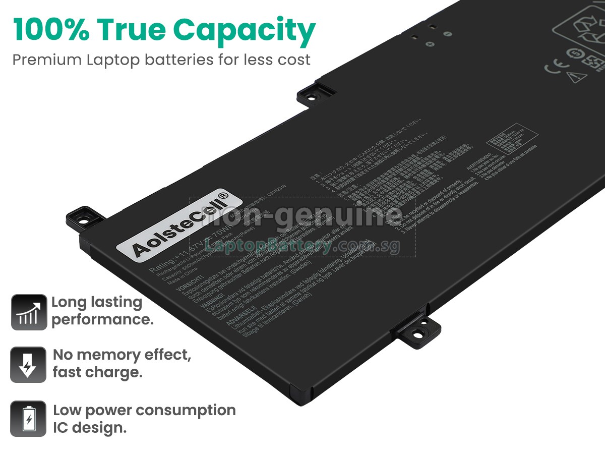 replacement Asus C31N2310 battery
