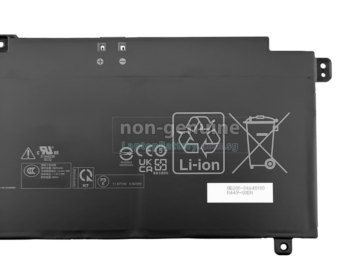 replacement Asus VivoBook S16 S3607QA battery