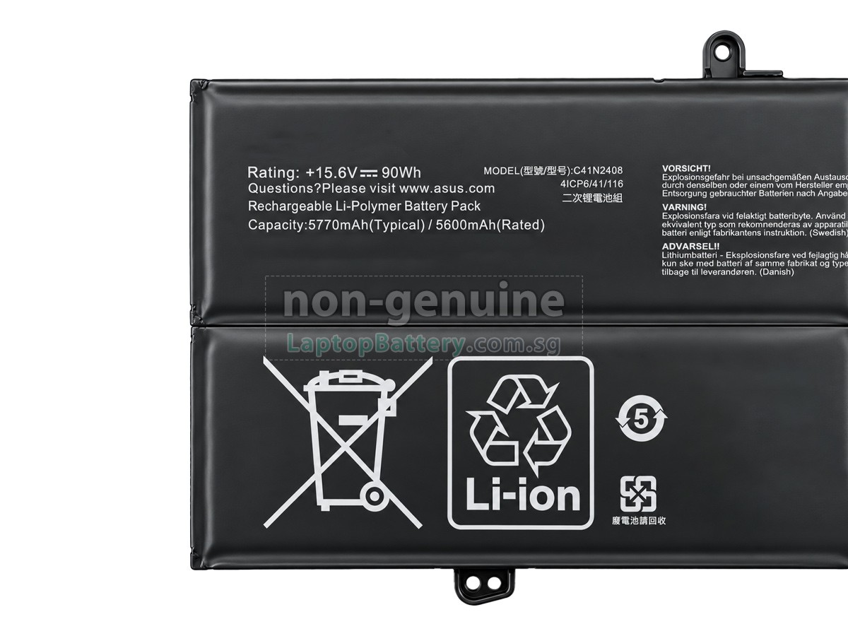 replacement Asus C41N2408 battery