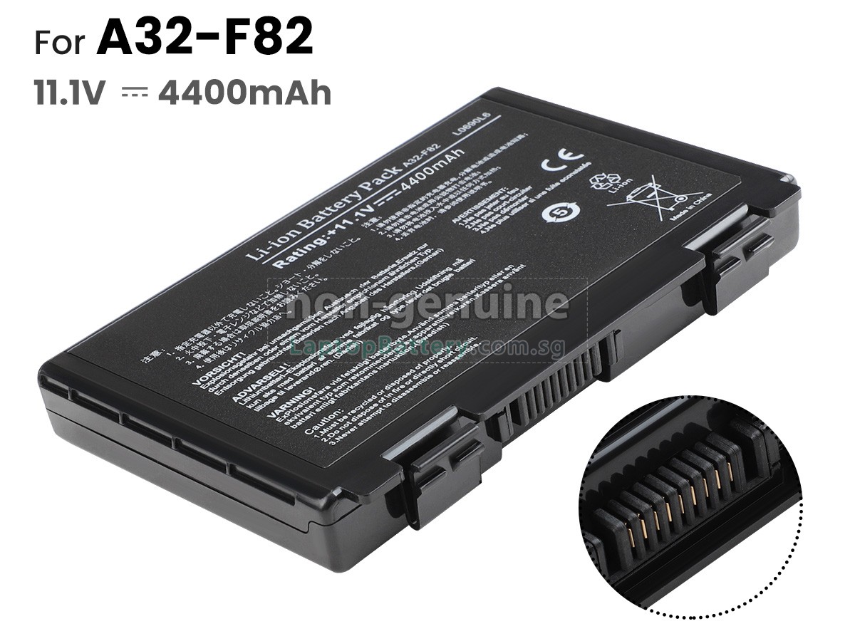 replacement Asus F82 battery