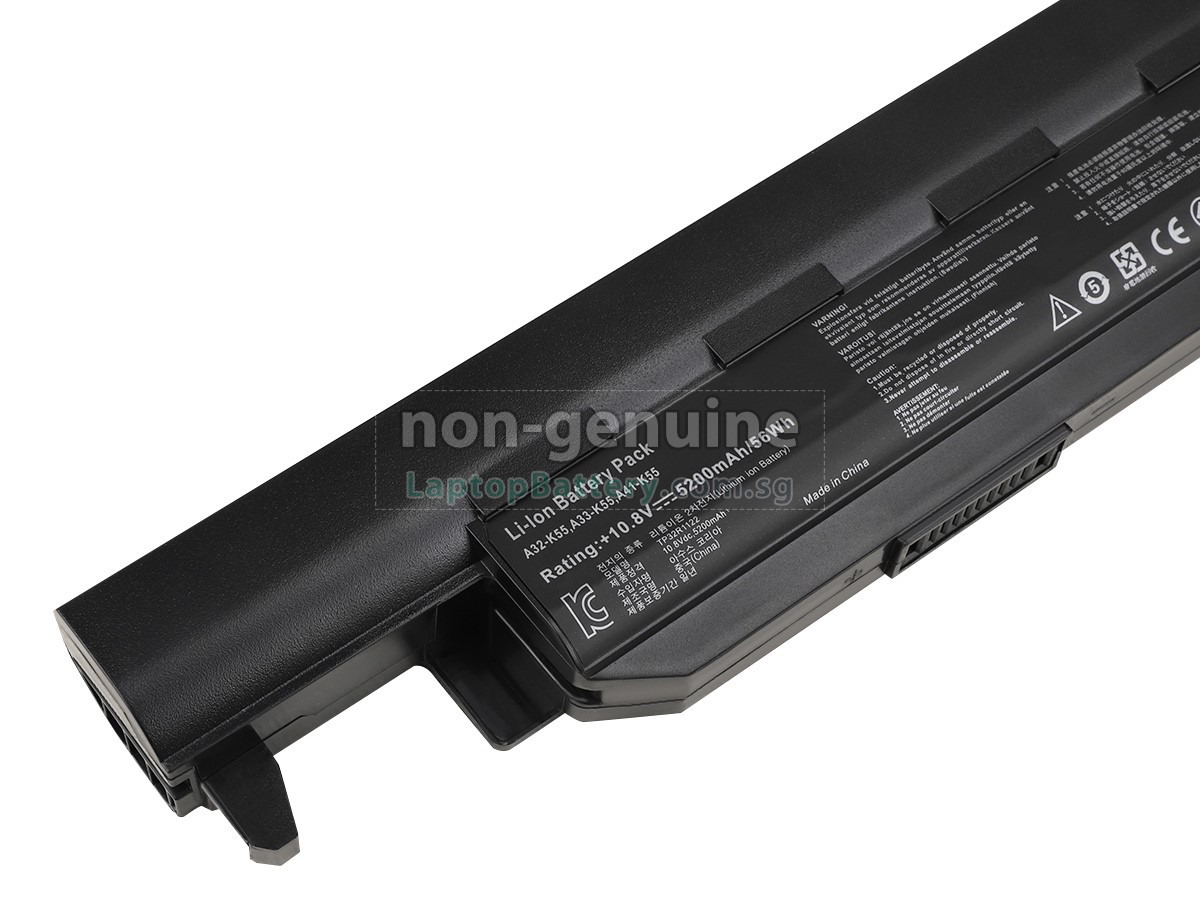Battery for Asus K55V,replacement laptop battery from cells)