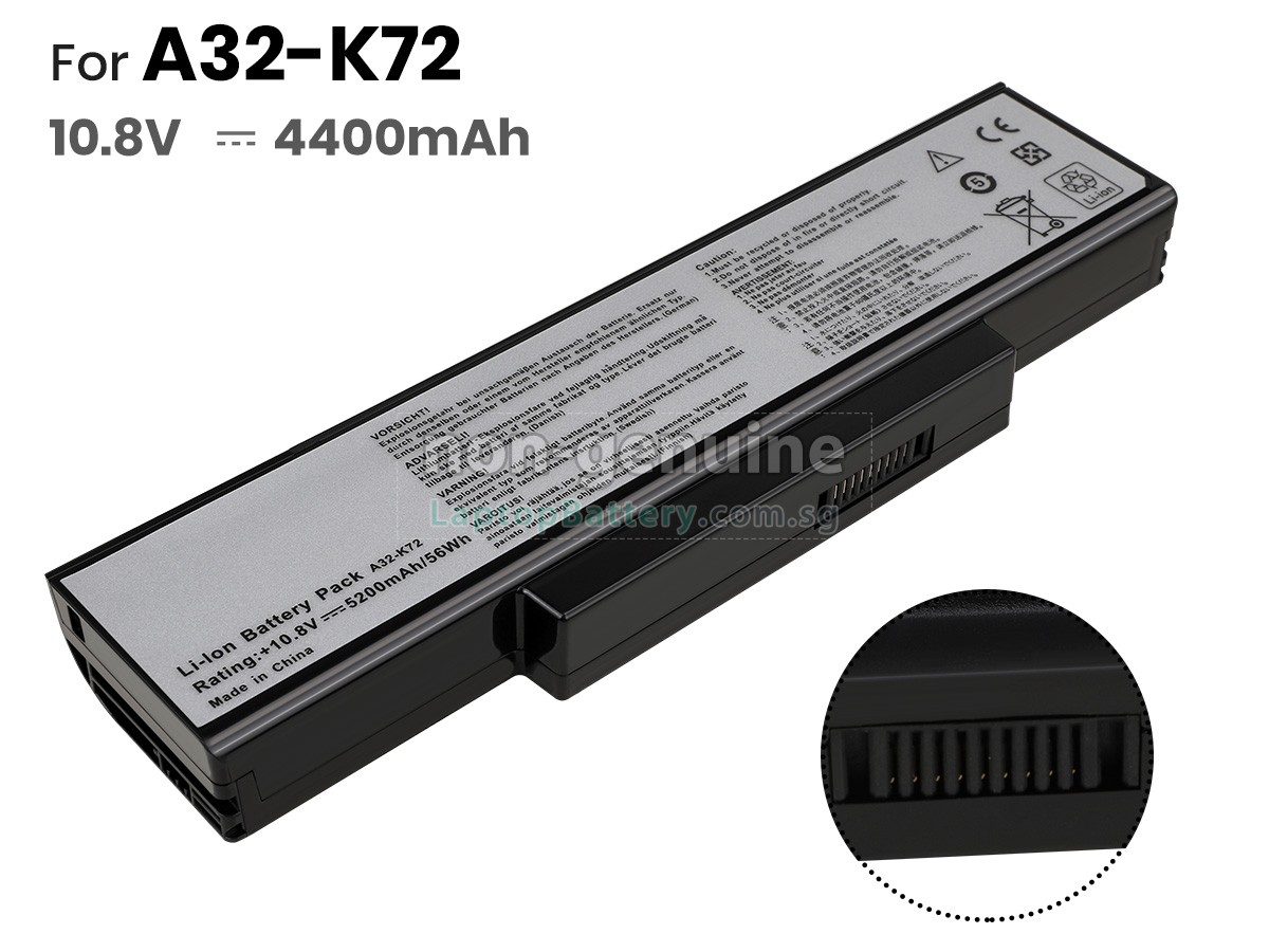 replacement Asus N73 battery