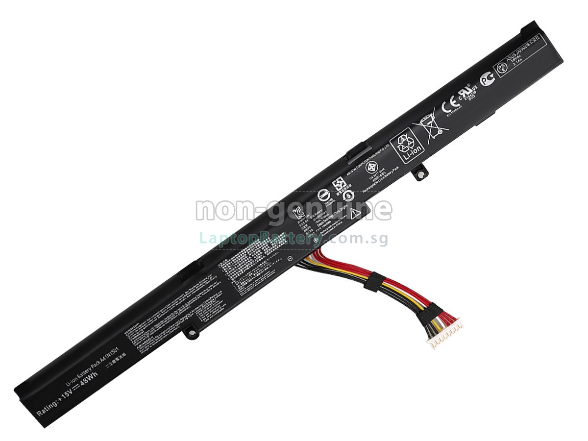 replacement Asus GL752VW-T4250T battery
