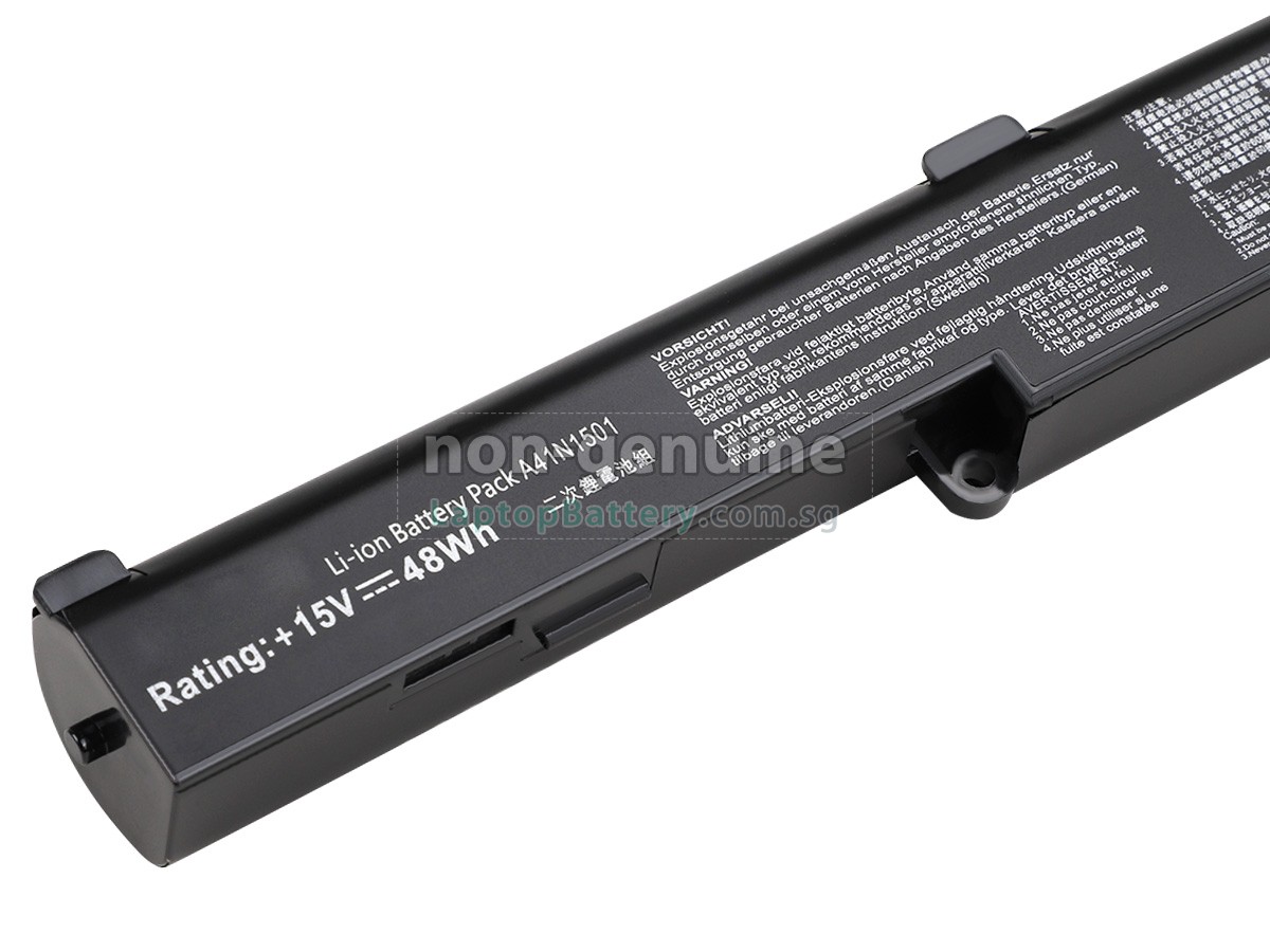 replacement Asus GL752VW-T4016T battery