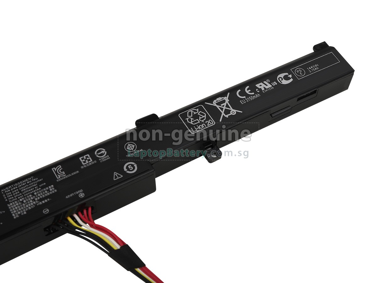 Battery for Asus FX553VD,replacement Asus battery from Singapore(48Wh,4 cells)