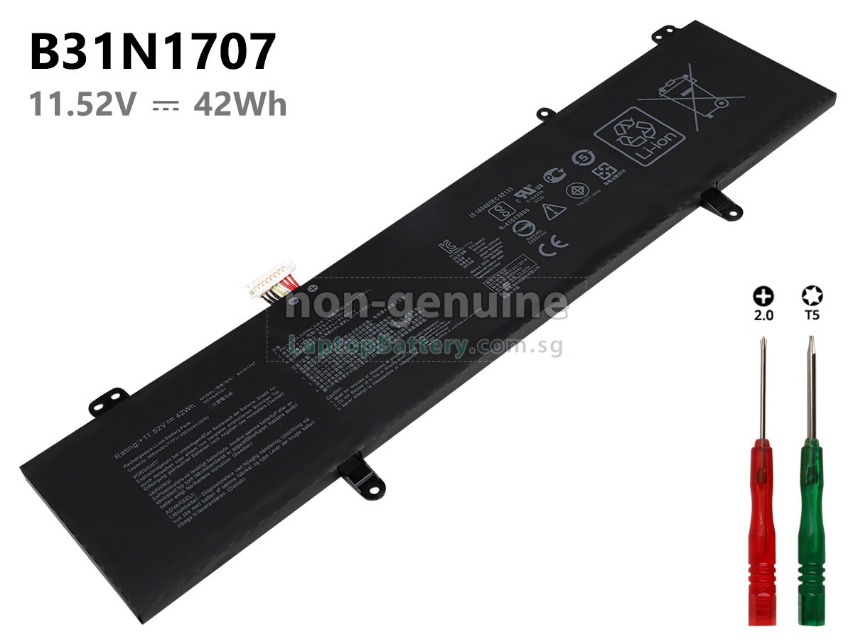 replacement Asus B31N1707 battery