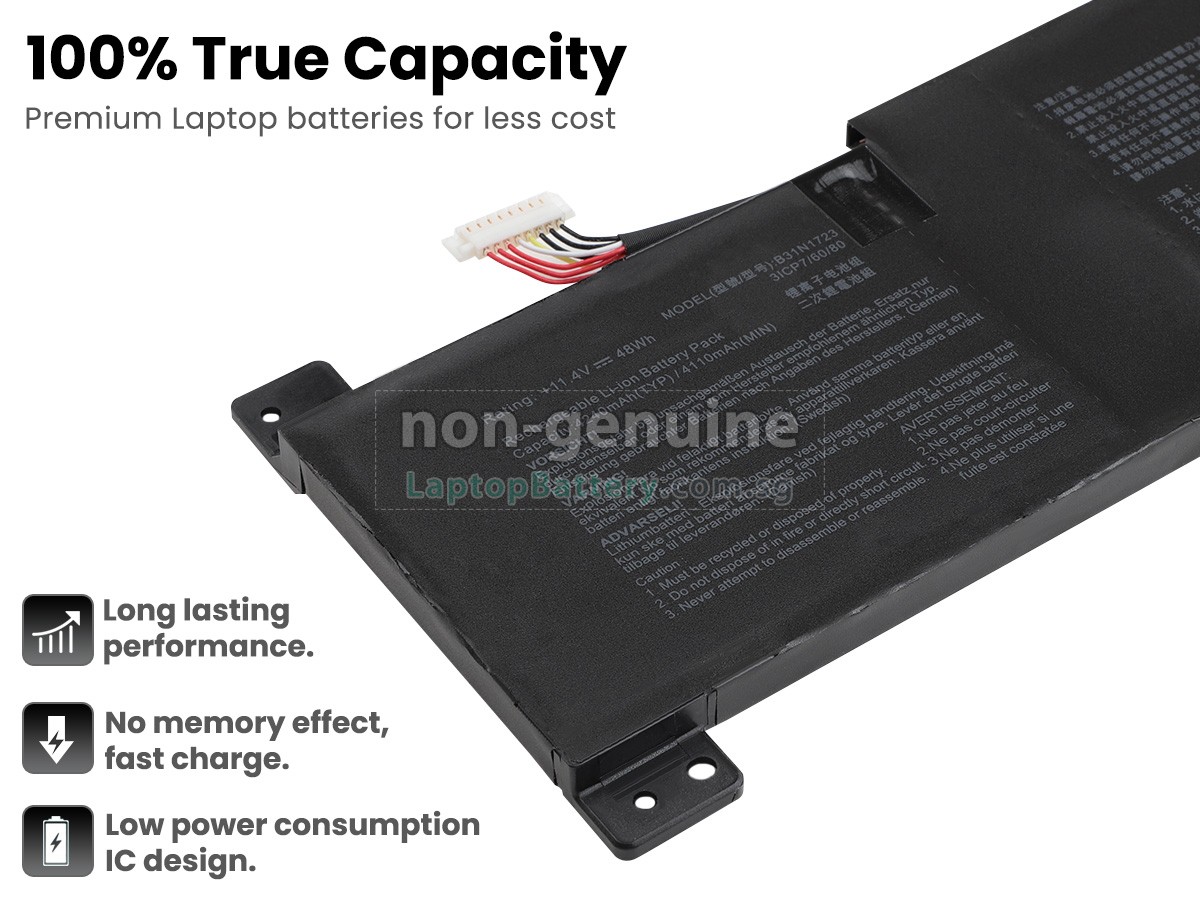 replacement Asus VivoBook X570DD battery