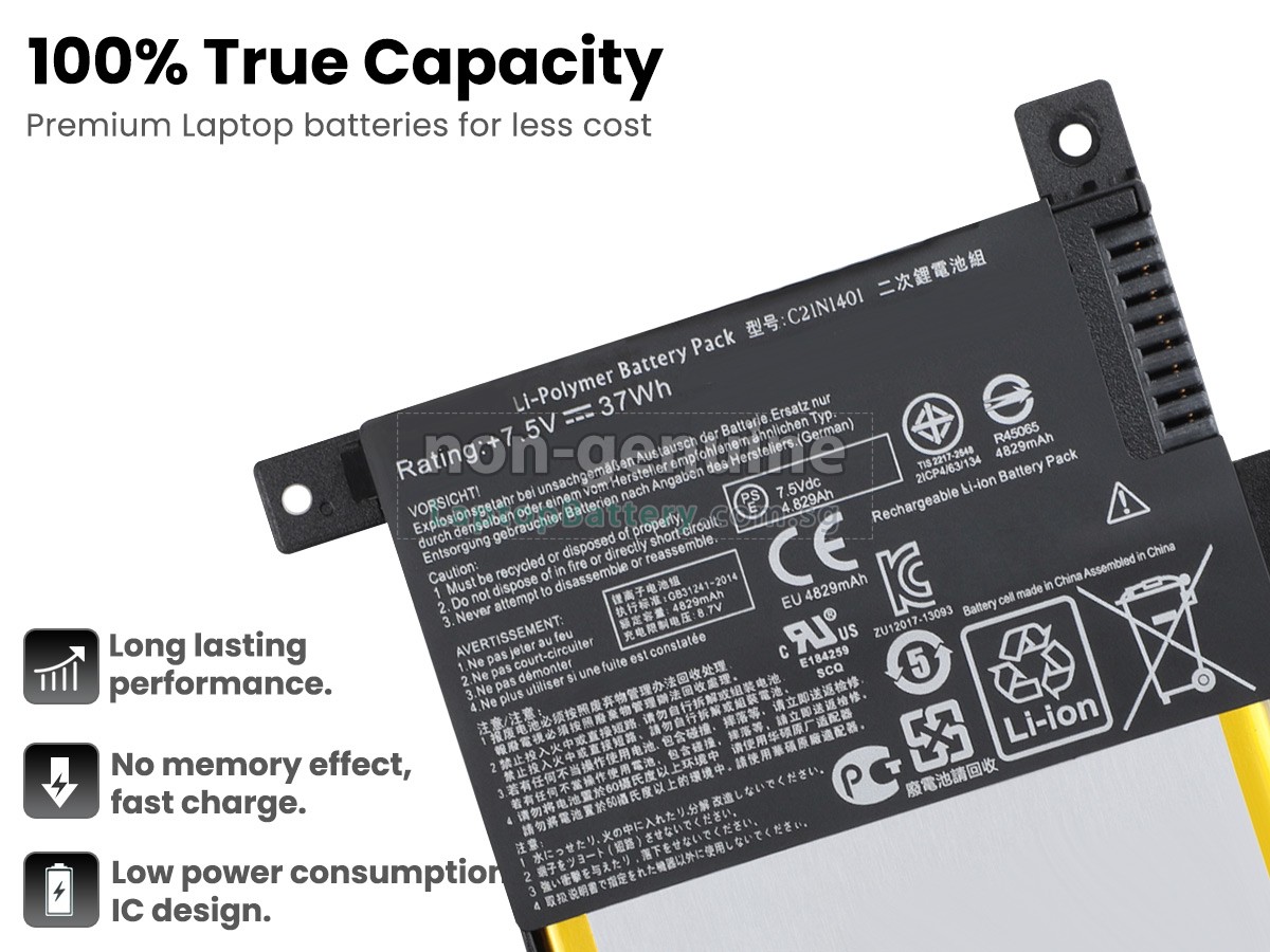 replacement Asus X455LA-WX040H battery