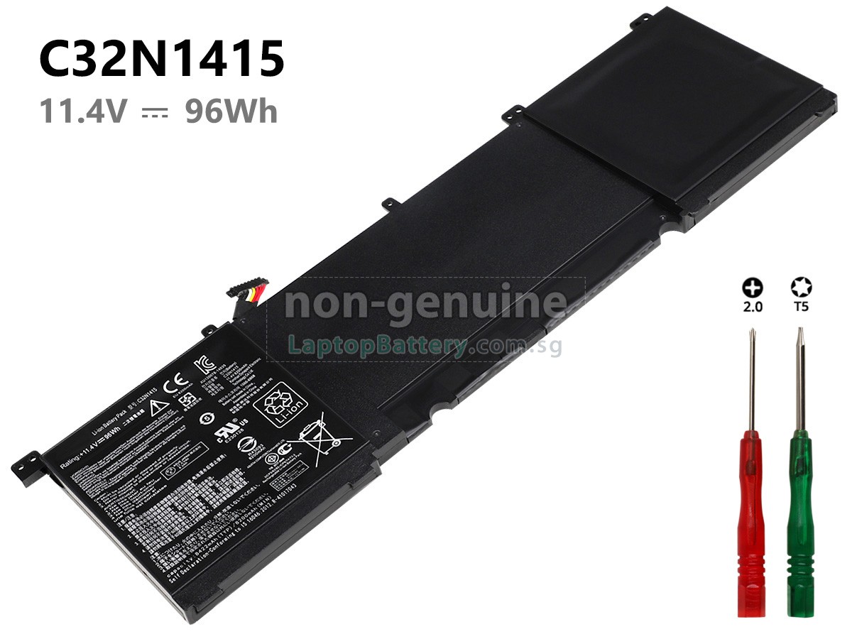 replacement Asus Rog G501JW-FI432T battery