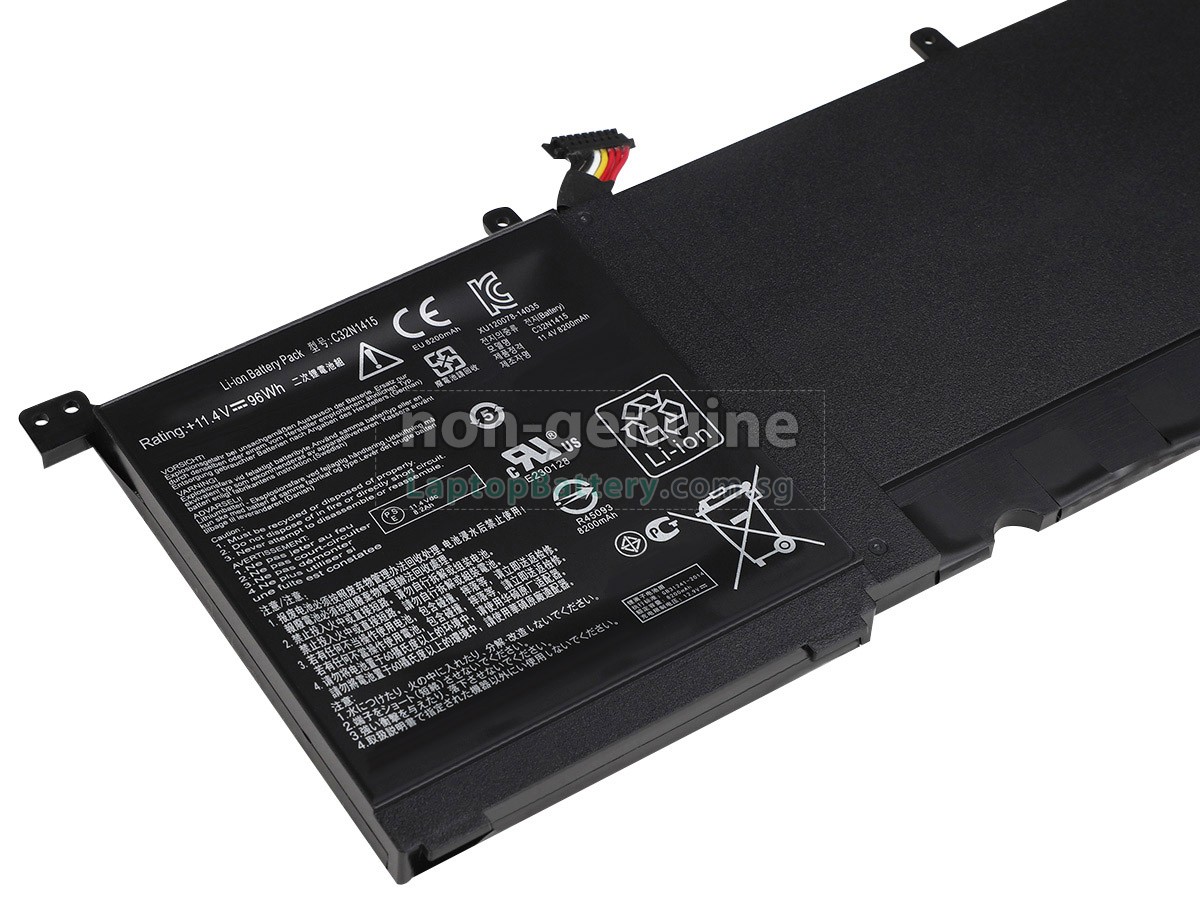 replacement Asus ZenBook Pro UX501JW-CN128T battery