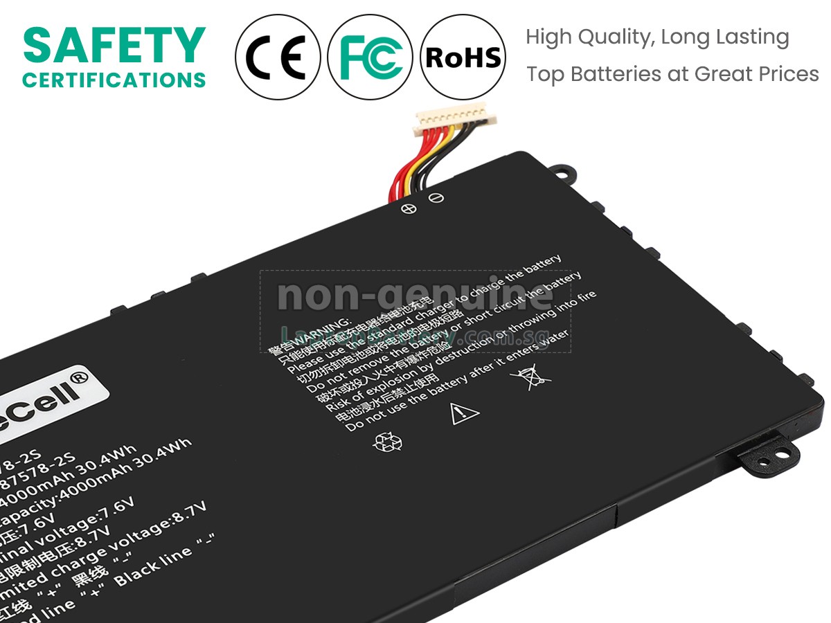replacement AXIOO MYBOOK 14F NBAX21L battery