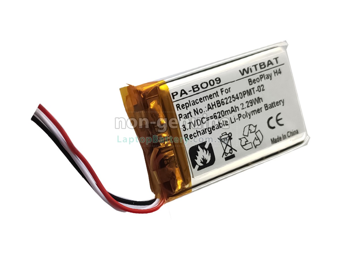 replacement Bang Olufsen AHB622540PMT-02 battery