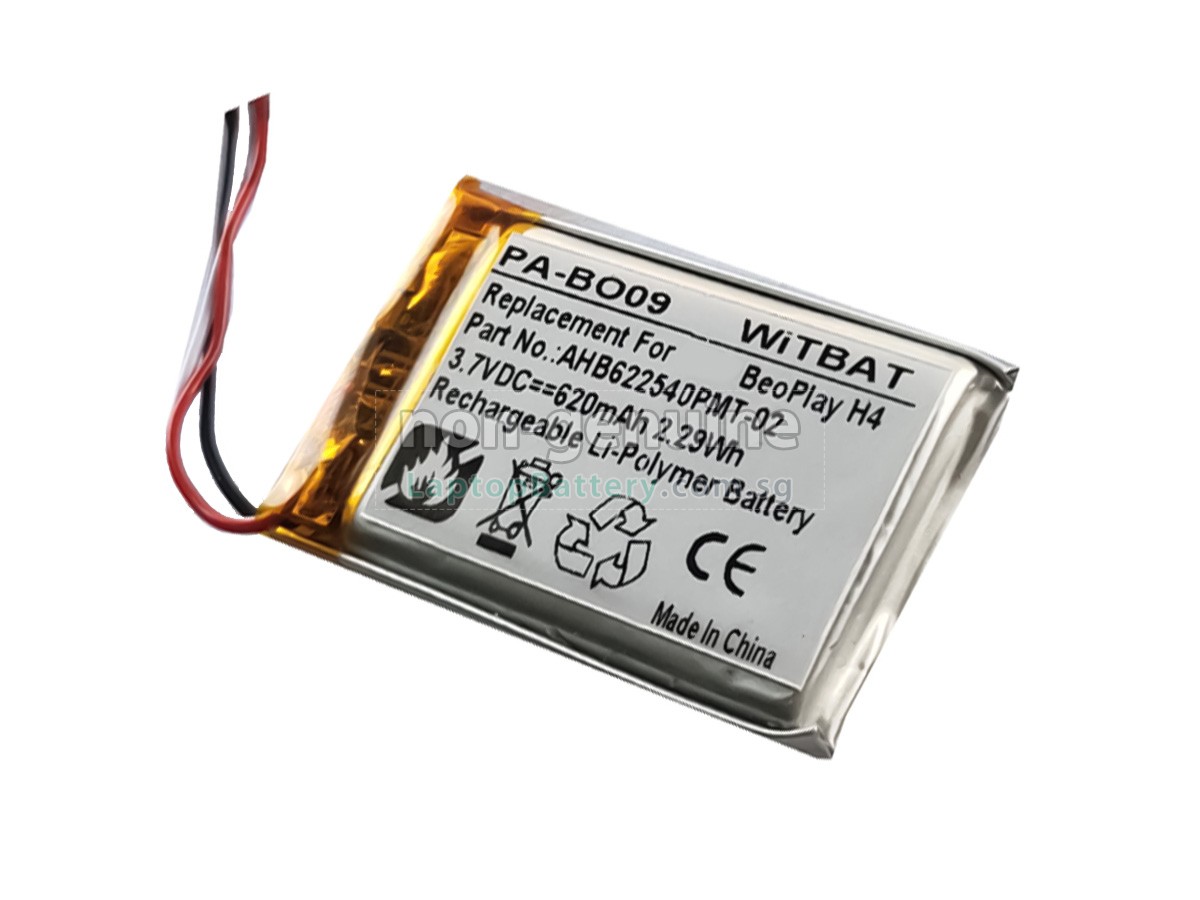 replacement Bang Olufsen AHB622540PMT-02 battery