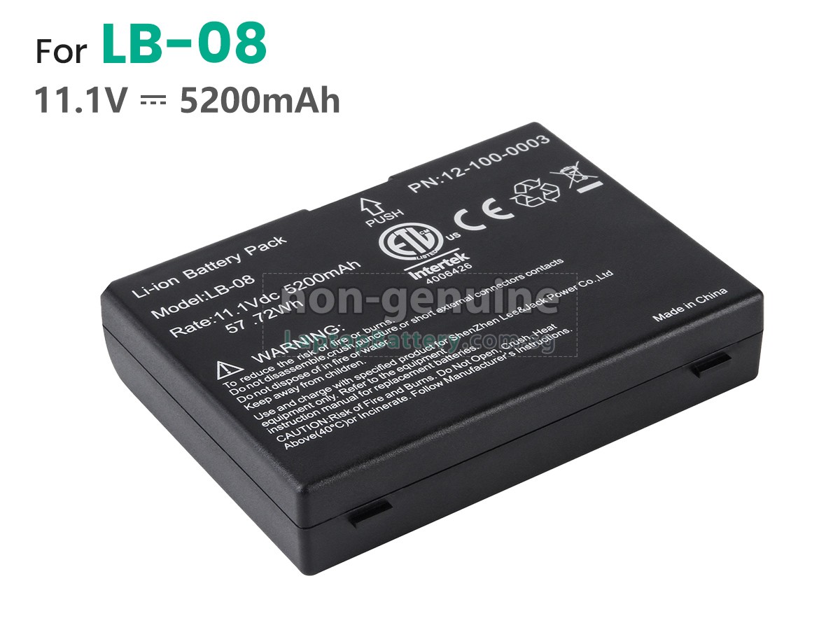 replacement Biolight 12-100-0003 battery
