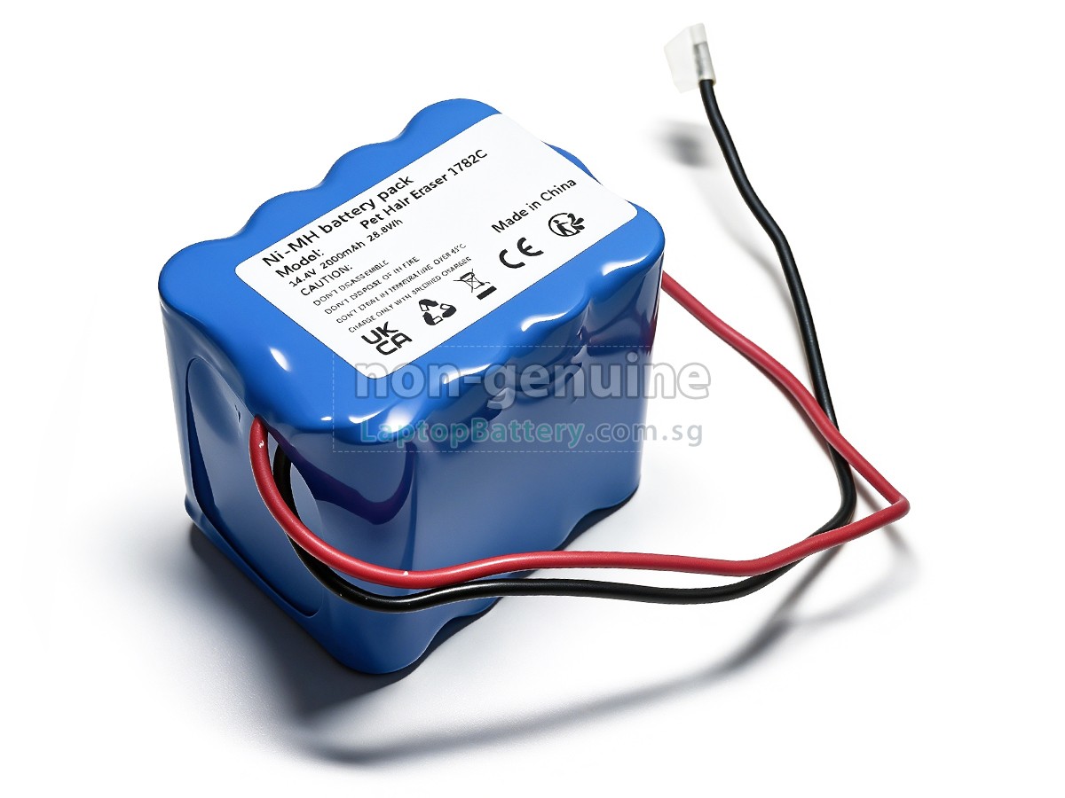 replacement Bissell PET HAIR ERASER 1782C battery