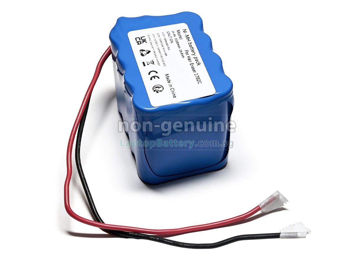 replacement Bissell PET HAIR ERASER 1782C battery
