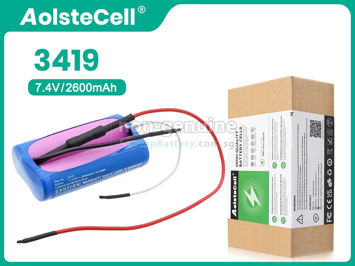 replacement Bissell PET STAIN ERASER 20037 battery