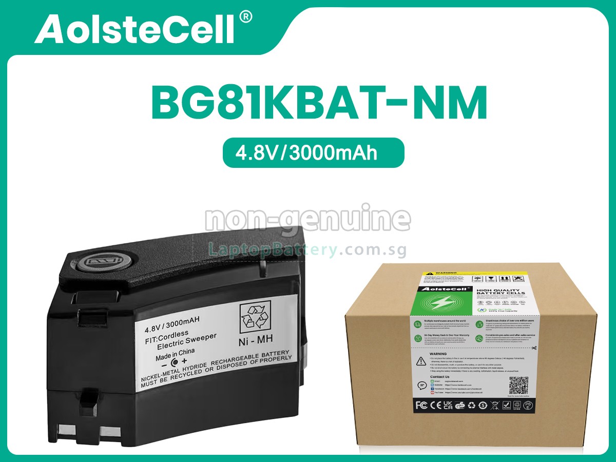 replacement Bissell BG81KBAT-NM battery