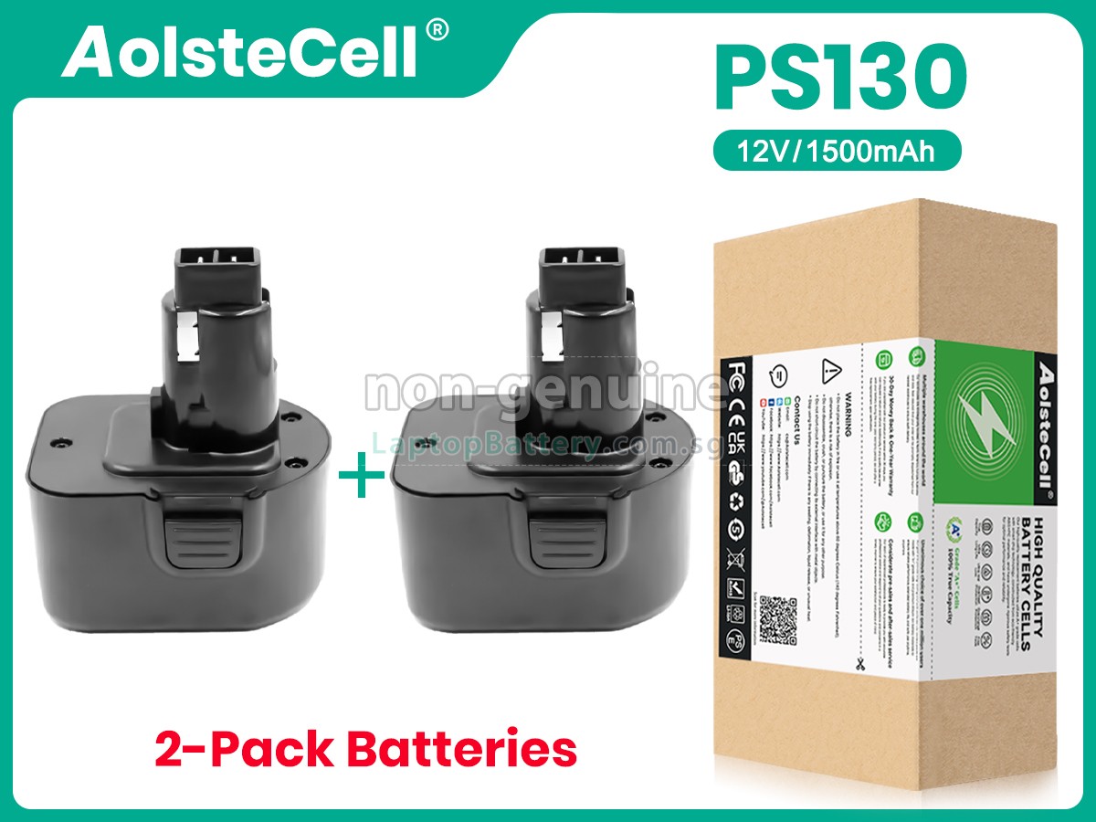 replacement Black Decker 12V-PS130 battery