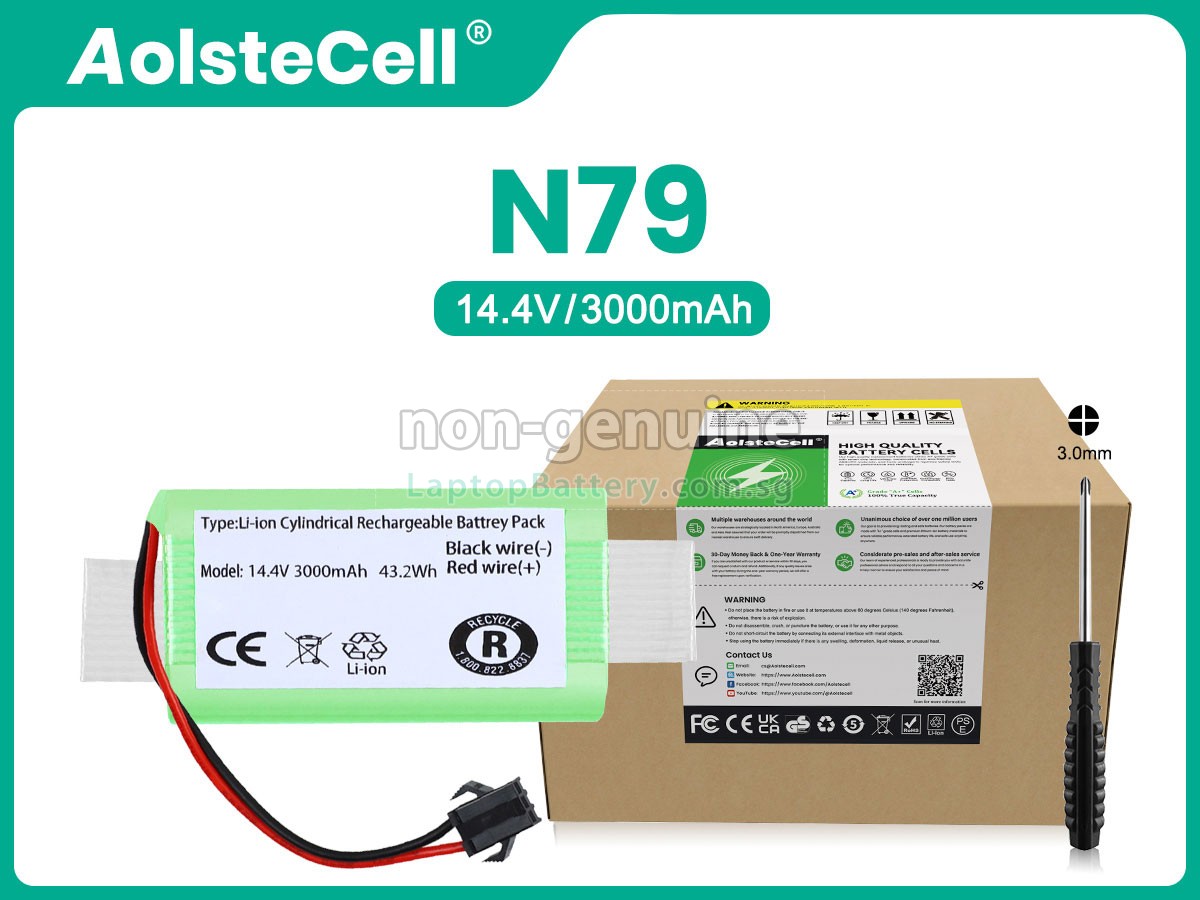 replacement Cecotec CMICR18650F8M7-4S1P battery