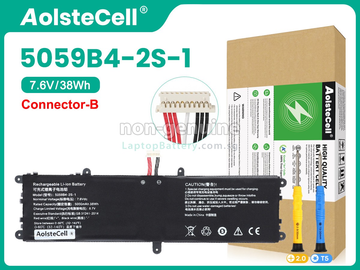 replacement CHUWI 059B4-2S1P(2ICP5/59/115) battery