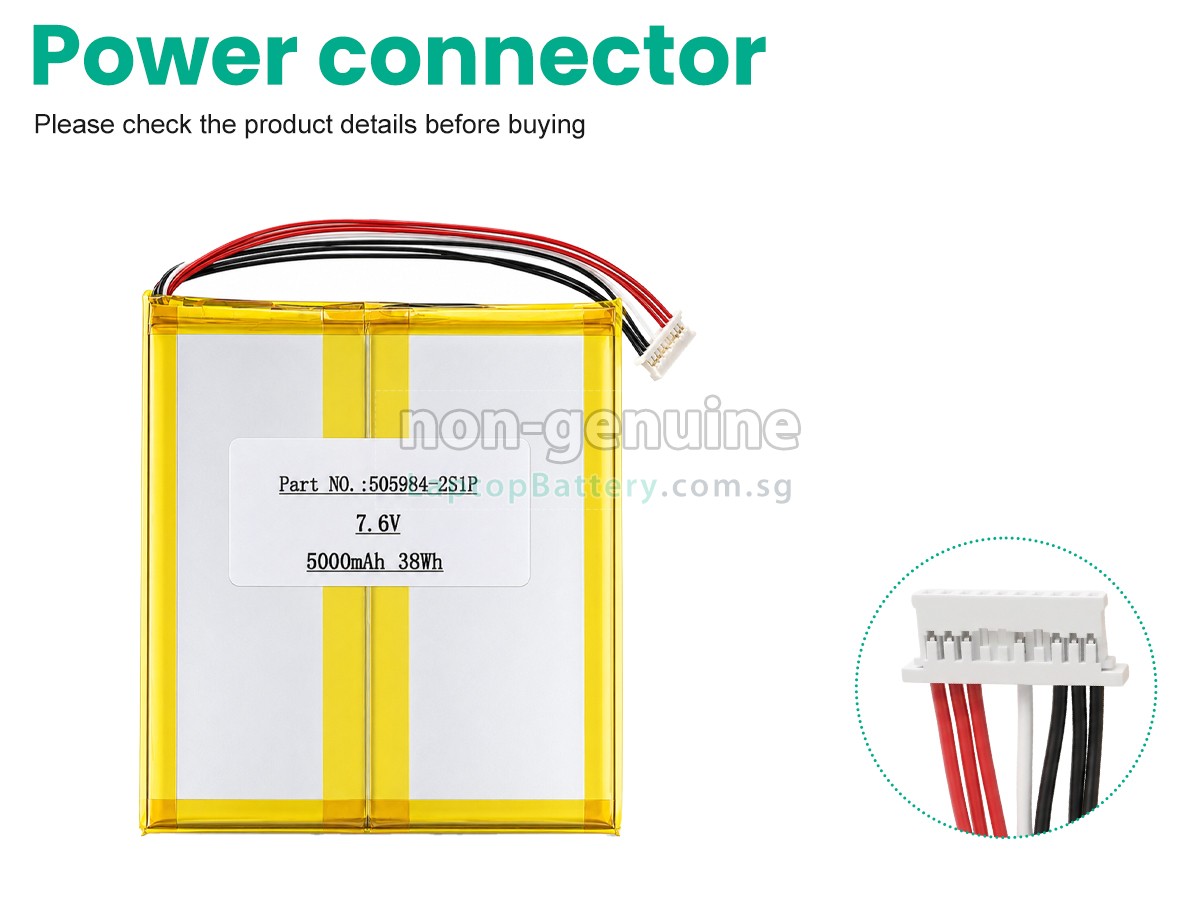 replacement CHUWI 059B4-2S1P(2ICP5/59/115) battery