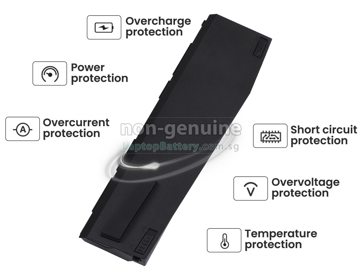 replacement Clevo N850BAT-6 battery