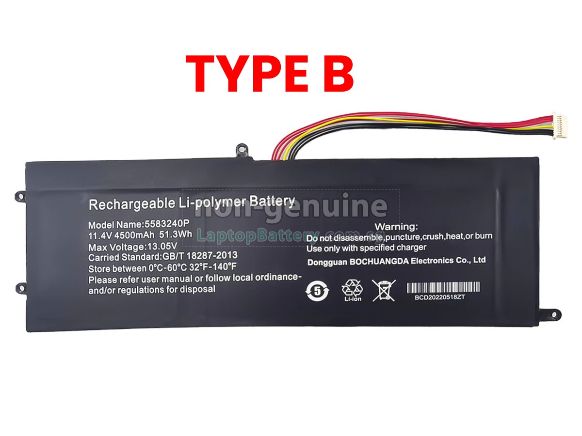 replacement Cooyes 5583240P battery