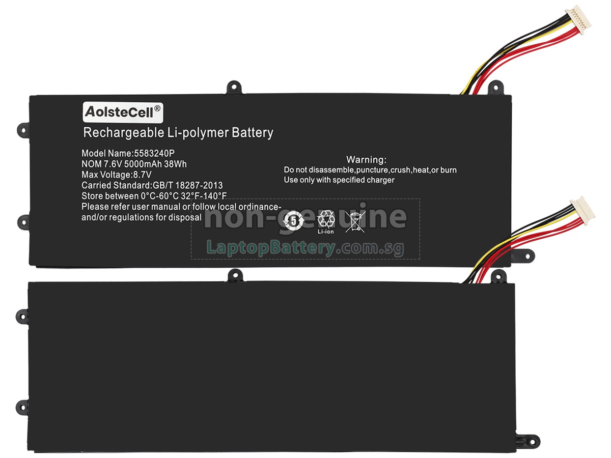 replacement Cooyes 5583240P battery