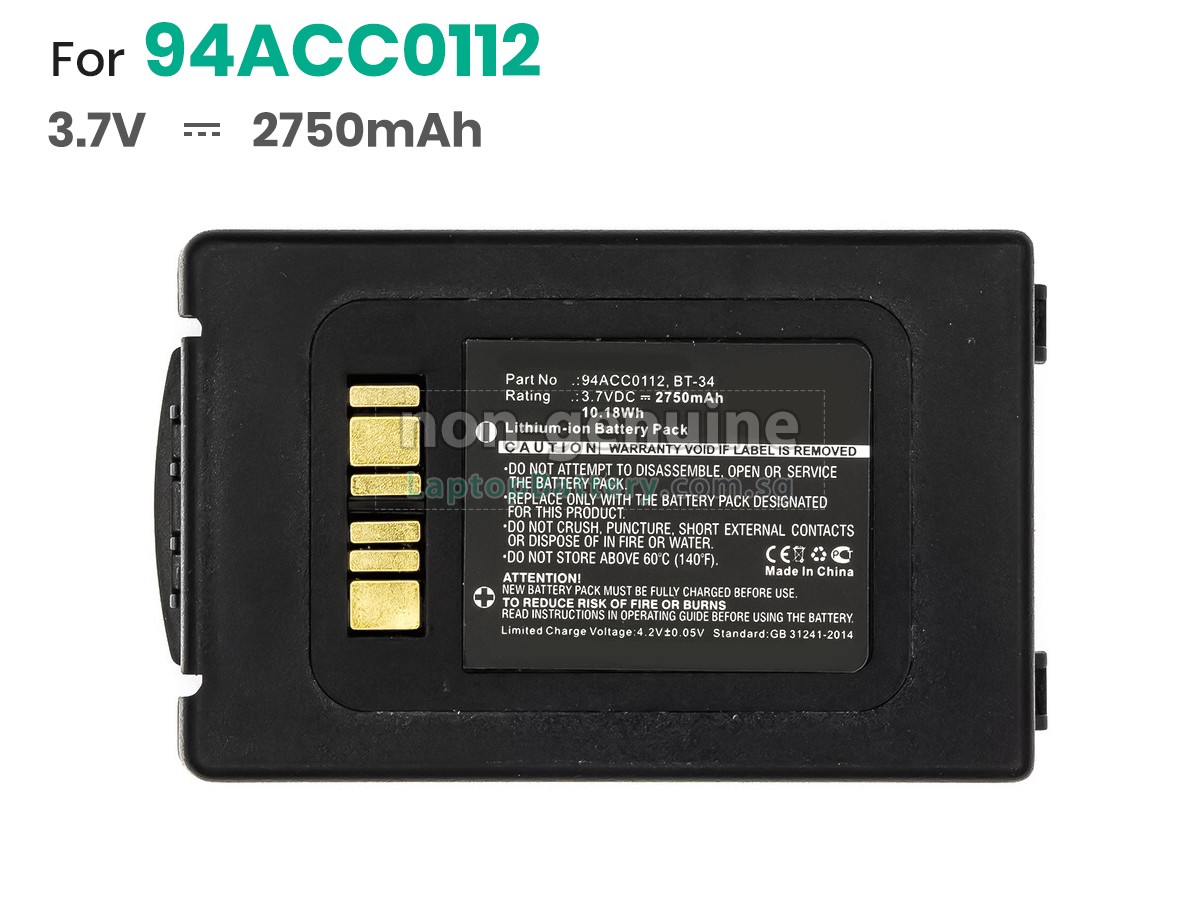 replacement Datalogic 94ACC0112 battery