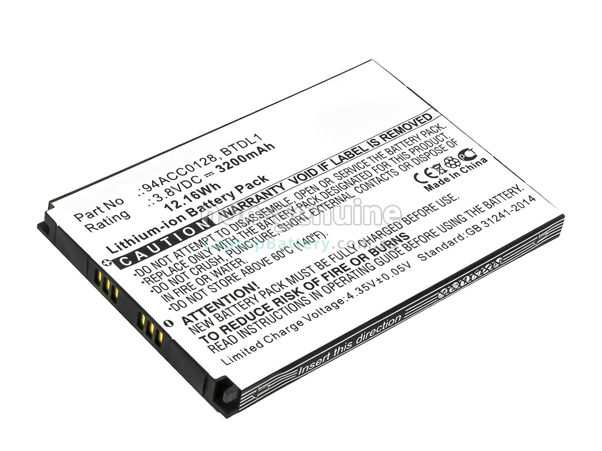 replacement Datalogic 3H21-00000491 battery