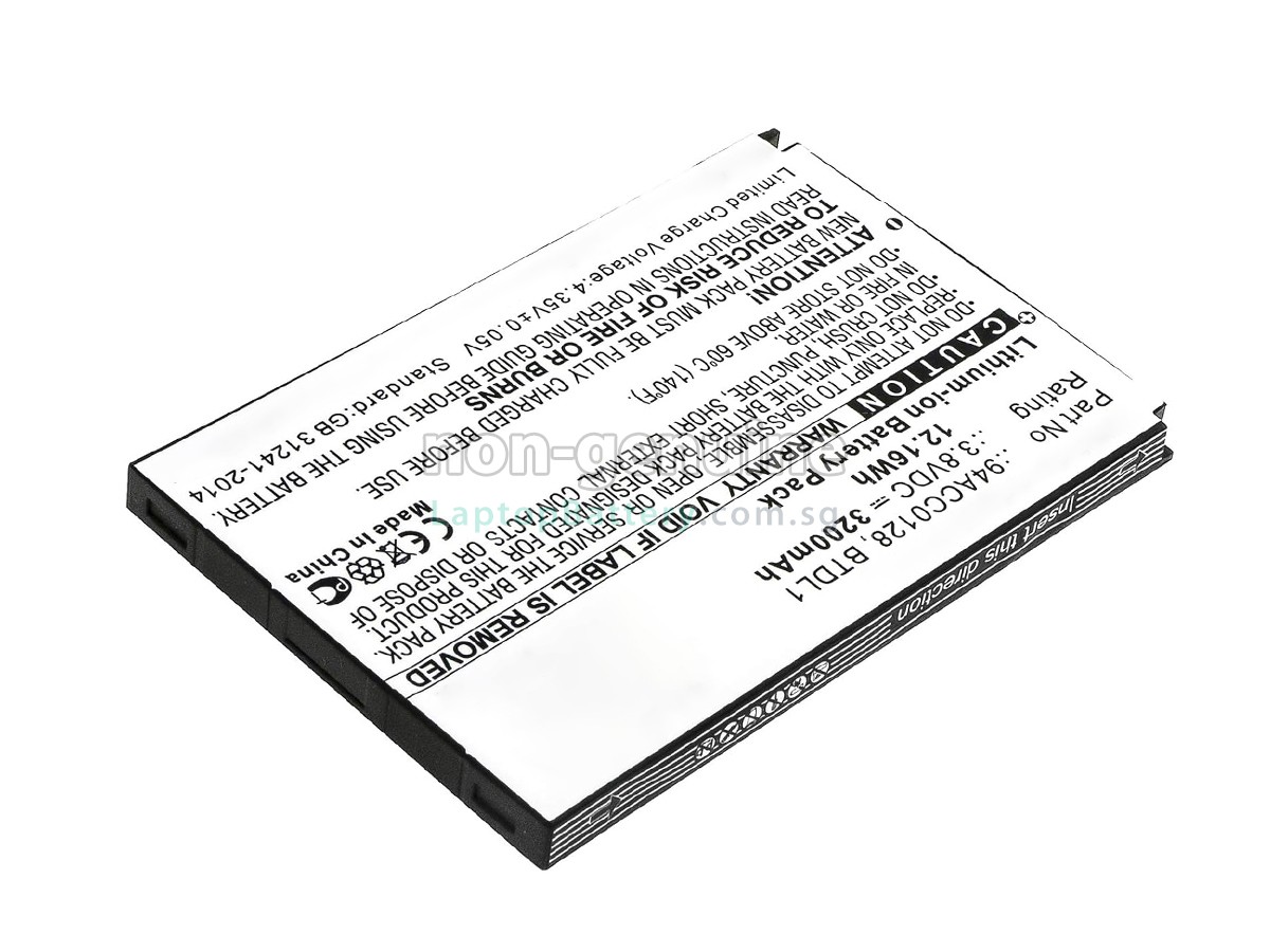 replacement Datalogic 3H21-00000491 battery