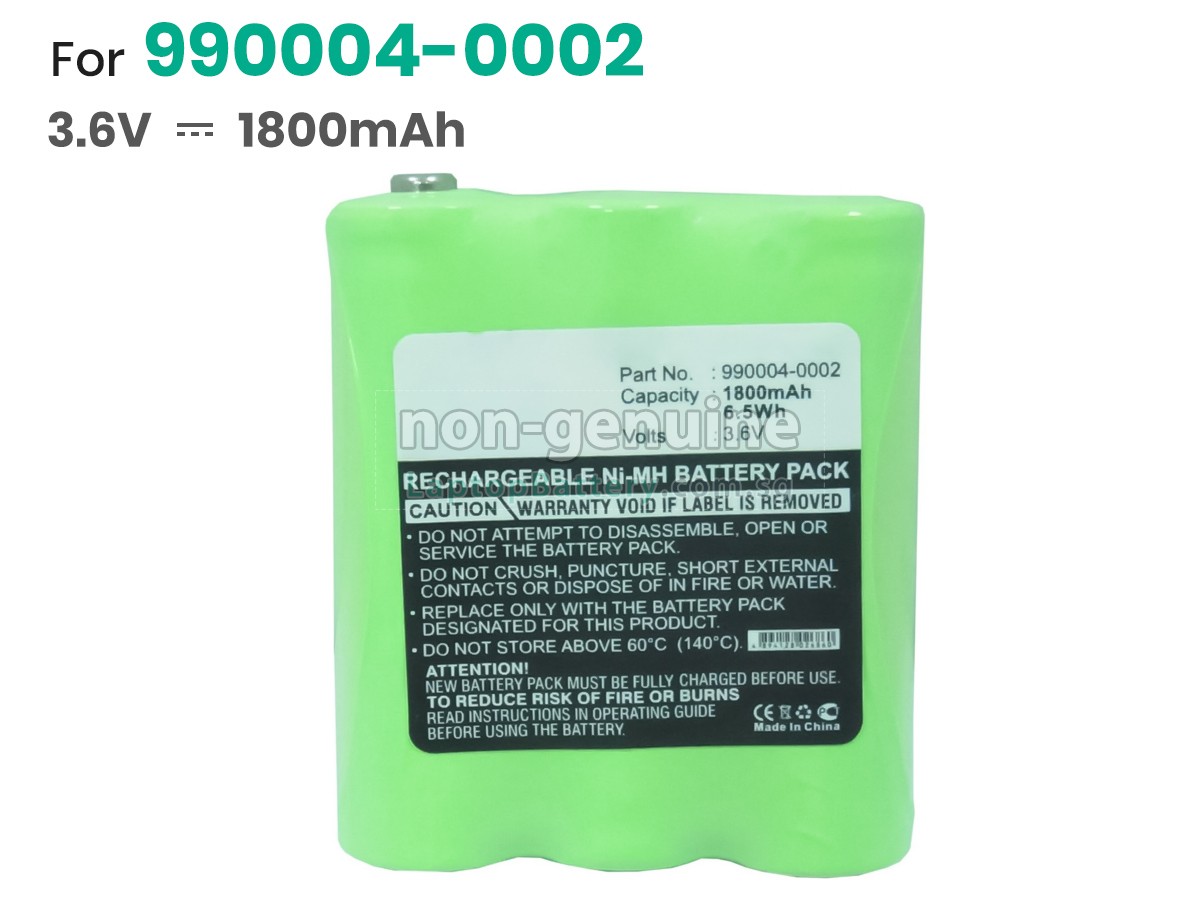 replacement Datalogic 990004-0002 battery