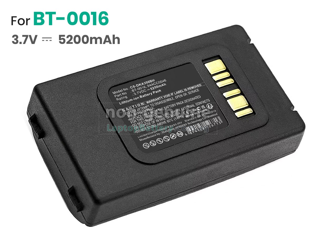 replacement Datalogic 94ACC0046 battery