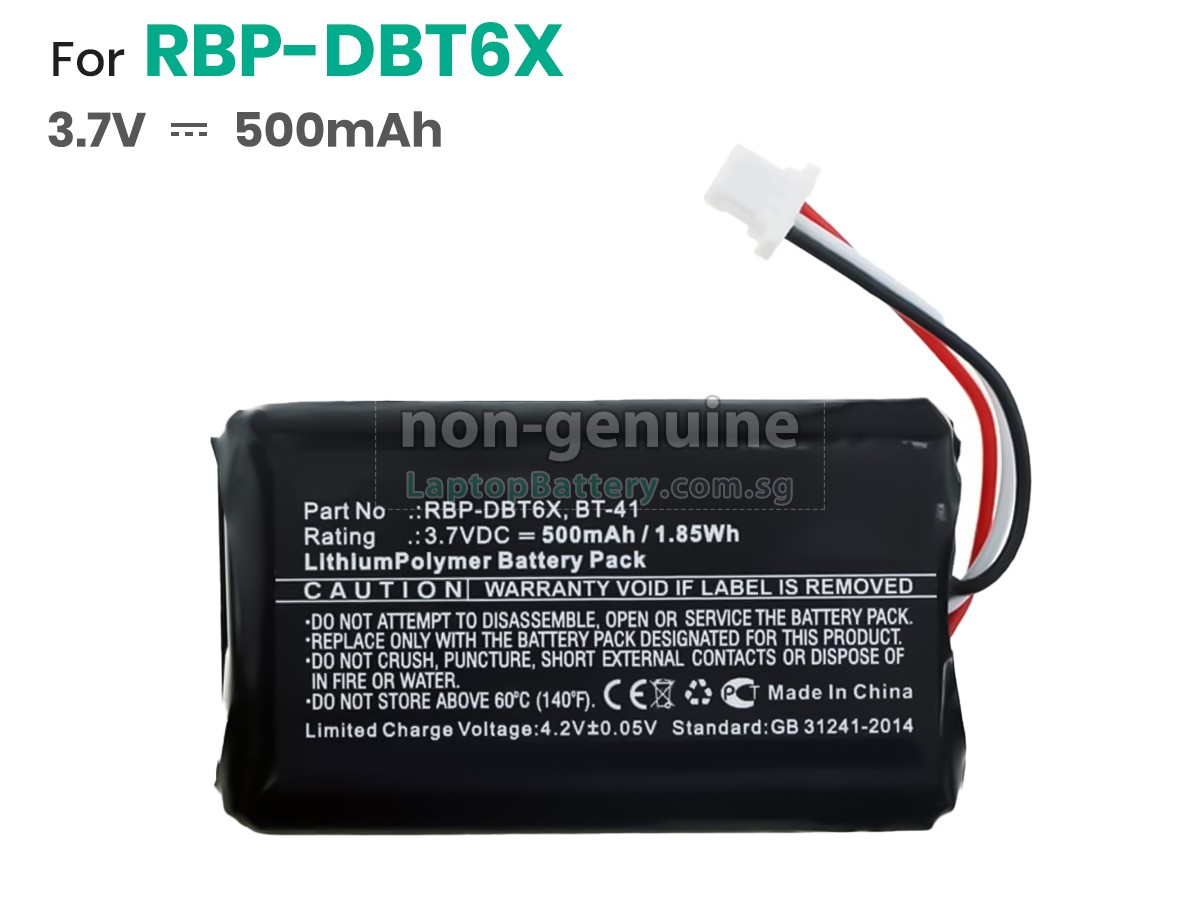 replacement Datalogic BT-41 battery