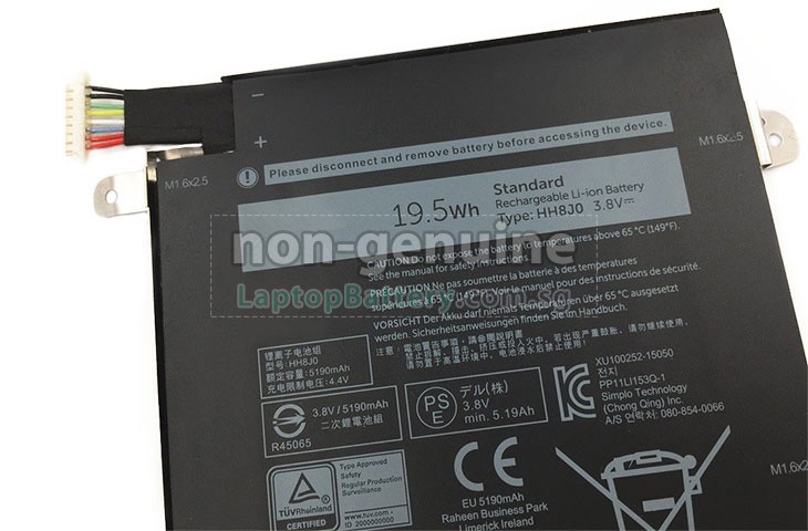 Battery for Dell T03D laptop