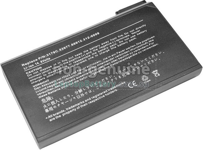 Battery for Dell 75UYF laptop