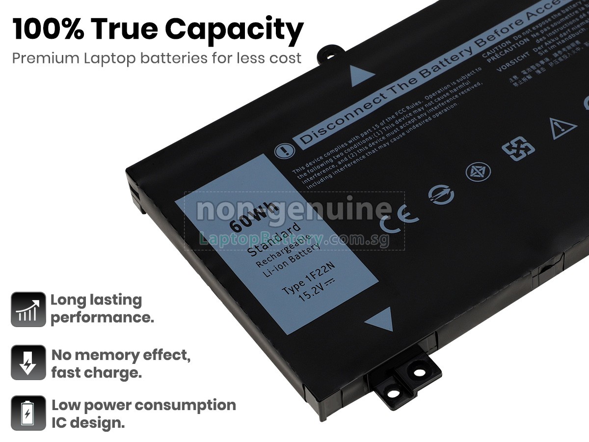 replacement Dell 0JJPFK battery